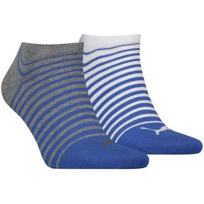 Носки Puma Unisex Sneaker 2-pack 43-46 blue/gray/white 101001001-023 - Robinzon.ua