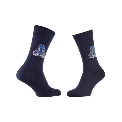 Шкарпетки Marvel Spider-Man Web Head 1-pack 43-46 blue 93152362-5 - Robinzon.ua