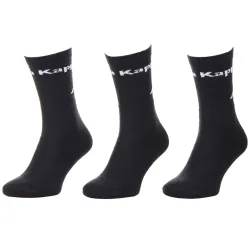 Шкарпетки Kappa Socks Logo Saboya 3-pack 35-38 black 304MT00-901 - Robinzon.ua
