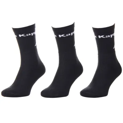Носки Kappa Socks Logo Saboya 3-pack 35-38 black 304MT00-901 - Robinzon.ua
