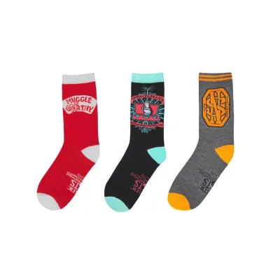 Носки Fantastic Beasts Newt Scamander 3-pack 36-40 red/black/gray - Robinzon.ua