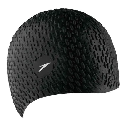 Шапочка для плавання Speedo Bubble Cap Black 8-709290001 (5051746540195) - Robinzon.ua