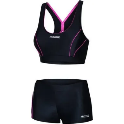 Купальник роздельный для женщин Aqua Speed FIONA 6462 черный, розовый Жен 40(L) 348-19 40 - Robinzon.ua