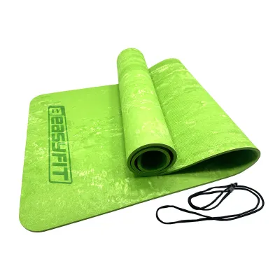 Коврик для йоги и фитнеса EasyFit PER Premium Mat 8 мм Салатовый - Robinzon.ua