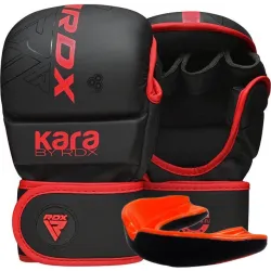 Рукавиці для ММА RDX F6 KARA Matte Red Plus S/M (капа у комплекті) Рукавиці для ММА RDX F6 KARA Matte Red Plus S/M (капа у комплекті) - Robinzon.ua