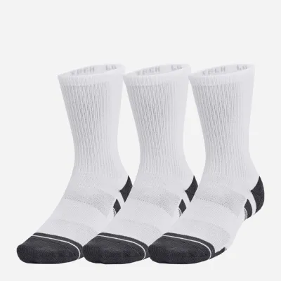 Носки UA Performance Tech 3pk Crew Белый S (1379512-100 S) - Robinzon.ua