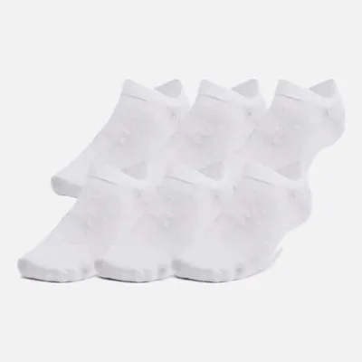 Носки UA Essential No Show 6pk Белый Уни S (1382611-100 S) - Robinzon.ua