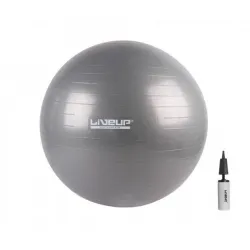 Фітбол (насос в комплекті) LiveUP ANTI-BURST BALL сірий 75см LS3222-75g - Robinzon.ua