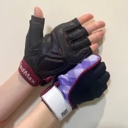 Рукавички для фітнесу MadMax MFG-911 Nine-eleven Black / perpito L - Robinzon.ua