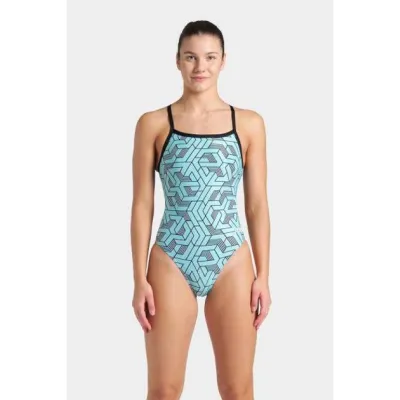 Купальник закритий для женщин Arena ESCAPE SWIMSUIT CHALLENGE BACK бирюзовый Жен 44 007739-580 44 - Robinzon.ua
