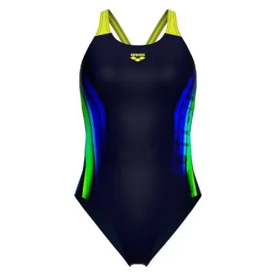 Купальник закритий для женщин Arena BREATH SWIMSUIT V BACK LB темно-синий 36 008330-760 36 - Robinzon.ua