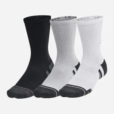 Мужские Носки UA Unisex Perf Tech 6pk Crew черный, серый, белый Уни MD 1386242-011 MD - Robinzon.ua
