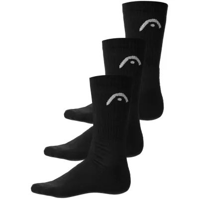 Мужские Носки Head ALL SPORTS TRAINING CREW 3P черный Уни 43-46 701229015-001 43-46 - Robinzon.ua