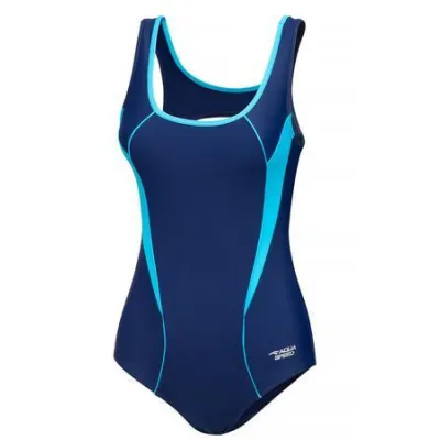 Женский Купальник Aqua Speed KATE  темно-синий, бирюзовый Жен 44 413-24 44 - Robinzon.ua