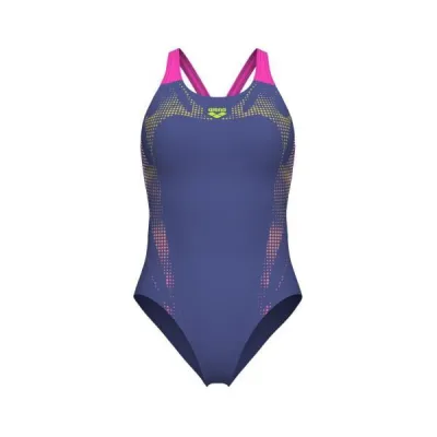 Купальник закритий для женщин Arena SPIDER WEB SWIMSUIT V BACK розовый Жен 38 007988-890 38 - Robinzon.ua