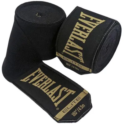 Бинты Everlast ELITE HANDWRAPS черный Уни 180 (457,2 см) P00003323 - Robinzon.ua