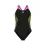 Купальник закритий для жінок Arena OPENINGS SWIMSUIT V BACK LB чорно-салатовий Жін 40 008063-590 40 - Robinzon.ua