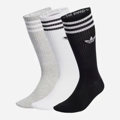 Шкарпетки Adidas HIGH CREW SOCK білий, сірий, чорний Уні XL (46-48) IU2653 46-48 - Robinzon.ua