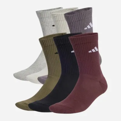 Шкарпетки Adidas CUSHIONED CREW SOCKS 6P мультиколор Уні S (37-39) JP1716 S (37-39) - Robinzon.ua
