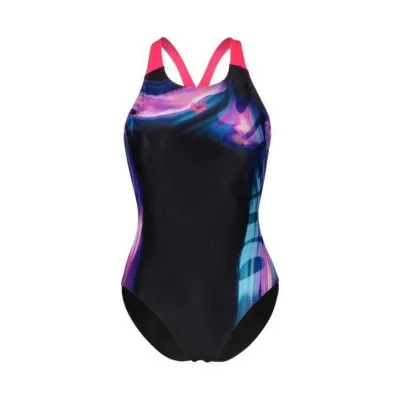 Купальник закритий для жінок Arena DREAMHLINE SWIMSUIT V BACK Чорний 44 (008328-500 44) - Robinzon.ua