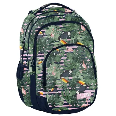 Разноцветный женский городской рюкзак Paso, Польша 30L PPMS19-2706 - Robinzon.ua