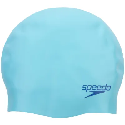 Шапочка для плавання Speedo Moulded Silc Cap Ju Onesize дитяча Blue (8-709908420) (5053744445298) - Robinzon.ua