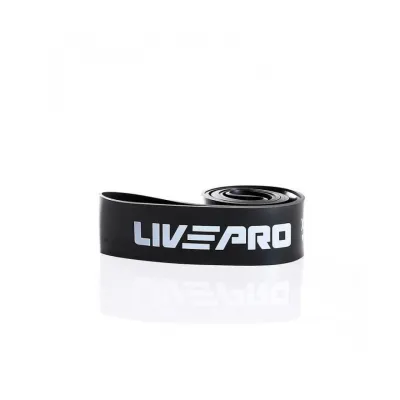 Резина для подтягивания LivePro SUPER BAND X-Heavy черный 2080x64x4.5мм(29-79кг) LP8410-XH - Robinzon.ua