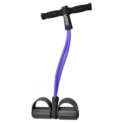 Эспандер с упорами для ног LiveUP SOFT PULL фиолетовый 62см LS3205 - Robinzon.ua