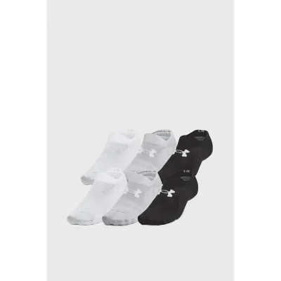Носки UA Unisex Essential 6pk ULT Черный S (1386240-002 S) - Robinzon.ua