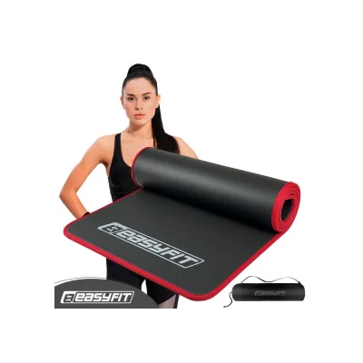 Коврик для йоги и фитнеса EasyFit Flex Pro с красным кантом - Robinzon.ua