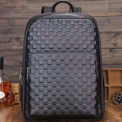 Рюкзак чоловічий шкіряний. Чорний міський рюкзак для ноутбука та документів Tiding Bag 13292 - Robinzon.ua