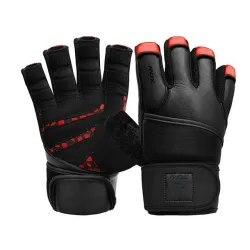 Рукавички для фітнесу RDX L7 Micro Plus Red/Black L - Robinzon.ua