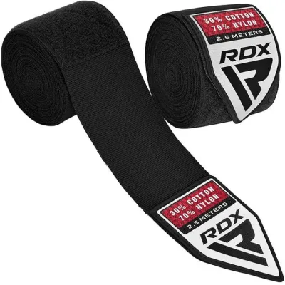 Бинти для боксу RDX Hand Wraps Black (2.5м.) - Robinzon.ua