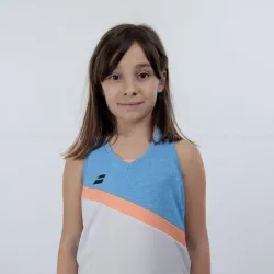 Майка дит. Babolat PLAY TANK TOP GIRL WHITE/BLITHE BLUE (10-12) 3GTF071-1095 10-12 - Robinzon.ua