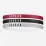 Пов'язка на голову JORDAN HEADBANDS 3 PK GYM бордовий, чорний, сірий Уні One Size J.000.3599.626.OS - Robinzon.ua