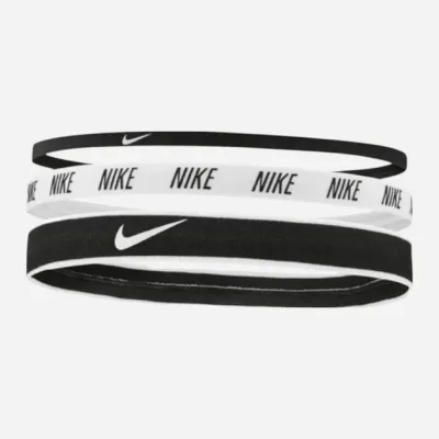 Повязка на голову Nike Mixed Width Headbands 3PK черный, белый Уни One Size N.000.2548.930.OS - Robinzon.ua