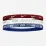 Пов'язка на голову Nike W HEADBANDS 3.0 3 PK METALLIC UNIVERSITY червоний, білий, синій Уні One Size N.100.4527.662.OS - Robinzon.ua