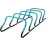 Барьеры для тренировок 5шт ADJUSTABLE QUICK HURDLE Голубой (LP8615BU) - Robinzon.ua