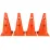 Конусы-фишки спортивные EasyFit  31 см (набор 4 штуки) оранжевые - Robinzon.ua