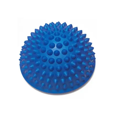 Полусфера массажная киндербол EasyFit 15 см жесткая синяя - Robinzon.ua