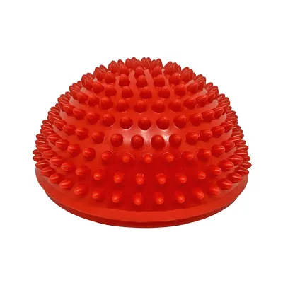 Полусфера массажная киндербол EasyFit 16 см мягкая красная - Robinzon.ua