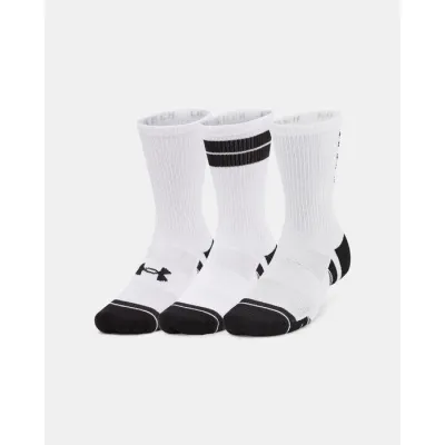 Шкарпетки UA Perf Tech Nov 3pk Crew Білий XL (1379515-101 XL) - Robinzon.ua