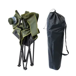 Крісло "Вояж-комфорт" d16 мм (Зелений Меланж). - Robinzon.ua