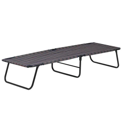 Раскладушка "Стандарт" Шотландка d25 мм (утепленная синтепоном) - Robinzon.ua