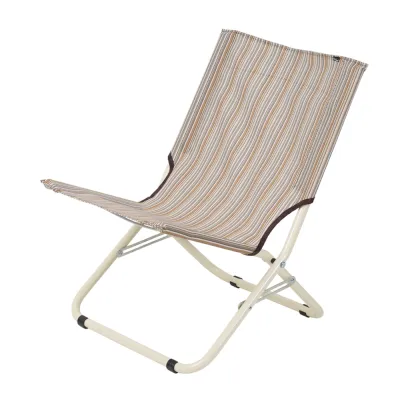 Шезлонг "Міні" d22 мм (Текстилен, Бежева смуга) - Robinzon.ua