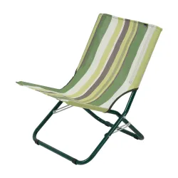 Шезлонг "Міні" d22 мм (Текстилен, Зелена смуга) - Robinzon.ua