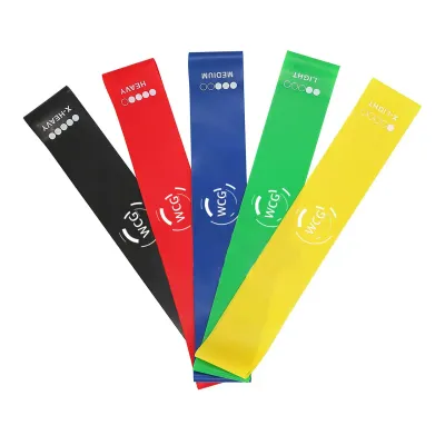 Набір резинок для фітнесу 610x50 мм з 5 шт - Robinzon.ua