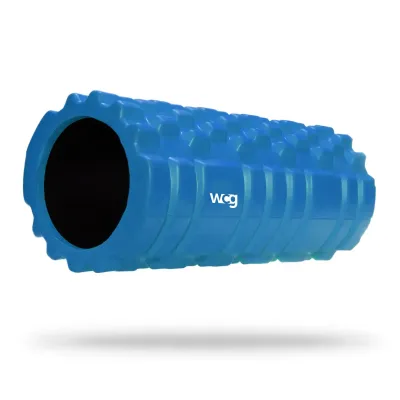 Массажный роллер для йоги K1 33*14 синий - Robinzon.ua