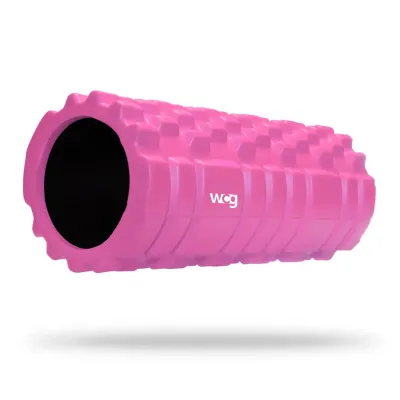 Массажный роллер для йоги K1 33*14 розовый - Robinzon.ua