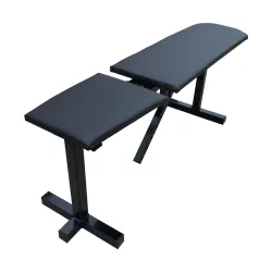 Лавка для жиму регульована 40 на 40 мм чорна без стійок - Robinzon.ua